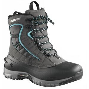 NEW BAFFIN women's sage boots in charcoal/teal
